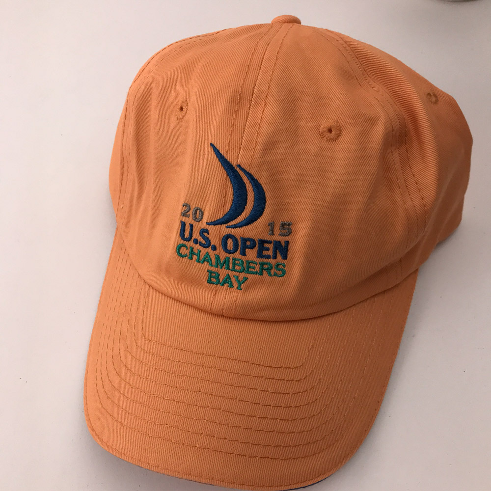 U.S. Open Chambers Bay 2015 Sail Logo Light Orange Cotton Dad Cap